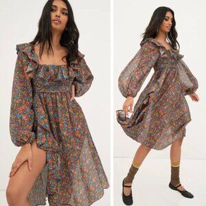 NWT For Love And Lemons Brittany Midi Dress